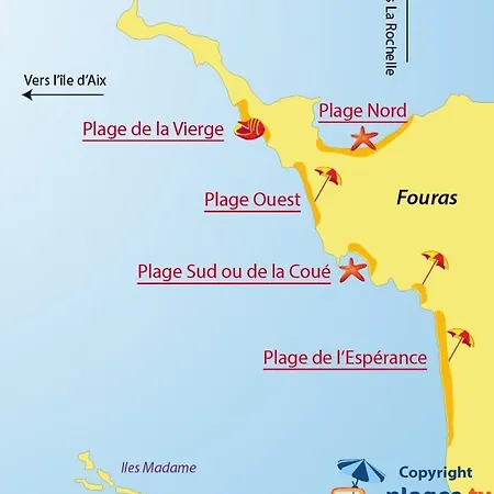 Apartamento studio presqu'île Fouras proche de la plage parking privé